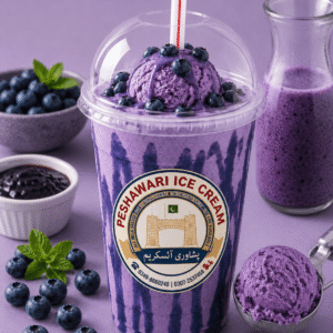 Blueberry Ice Cream Shake