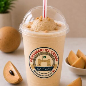 Chikoo Ice Cream Shake
